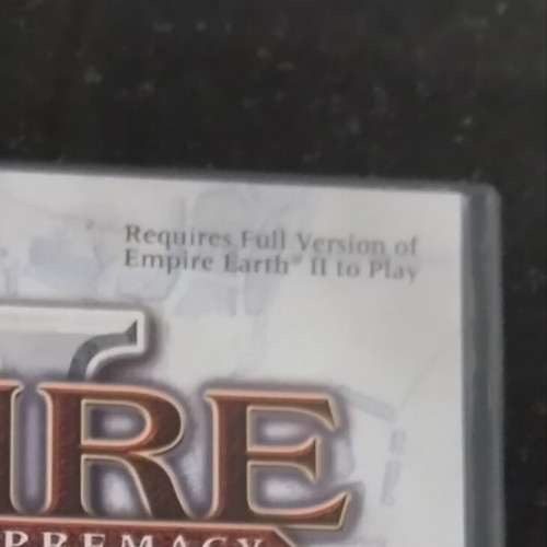 Empire Earth 2 The Art of Supremacy PC used