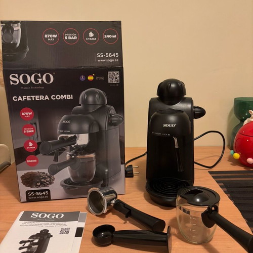 Coffee maker machine for espresso, cappuccino and hot chocolate new