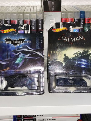 Σετ 4 καινούργια Hot Wheels Batman και Spider-Man σε κουτιά