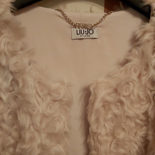 Liu Jo fur vest beige like new, size medium