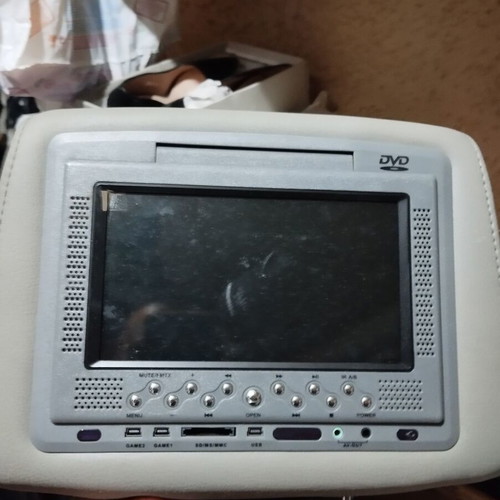 Car Headrests with Screen new, DVD, CD player, game play