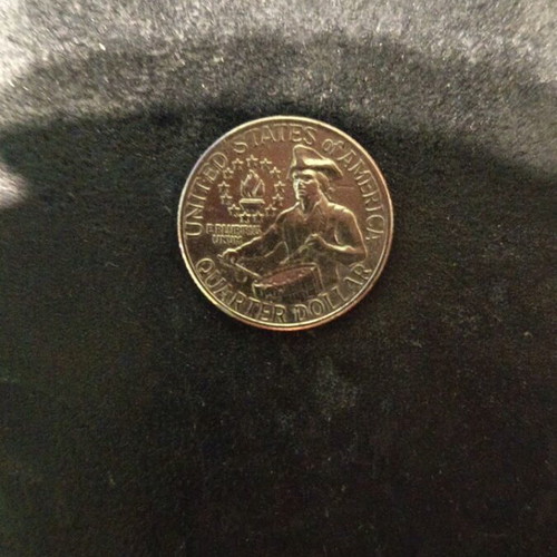 Bicentennial Quarter Dollar 1776-1976 D used, US coin