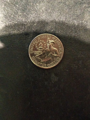 Bicentennial Quarter Dollar 1776-1976 D used, US coin