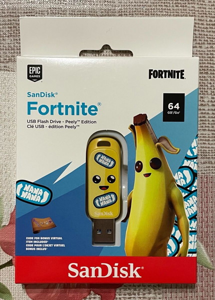 SanDisk Fortnite USB Flash Drive 64GB - Peely Edition