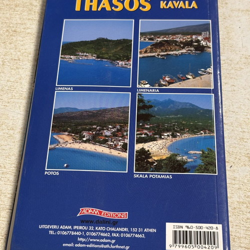 Thasos Kavala Travel Guide in Dutch, like new