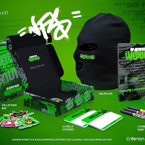 NFS UNBOUND Creative Subversion Kit new, without the game