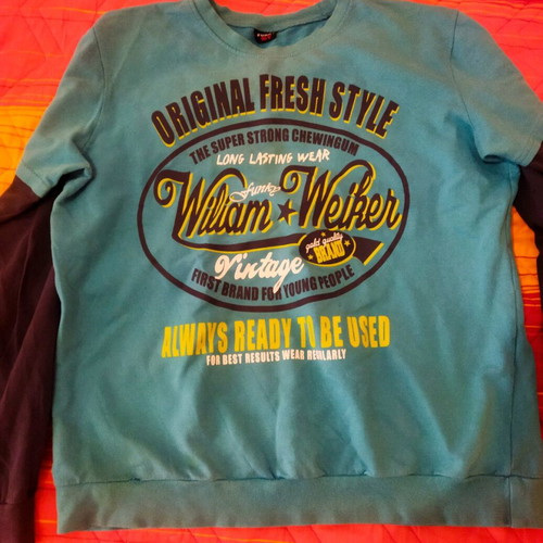 Cotton long-sleeve shirt used for boys 12-14 years old