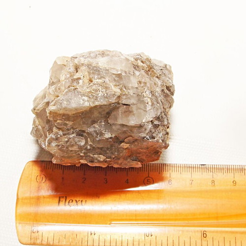 Smoky quartz crystal new, piece of quartz with black inclusions