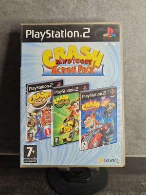 Crash Bandicoot Tag Team Racing & Nitro Kart PS2 used