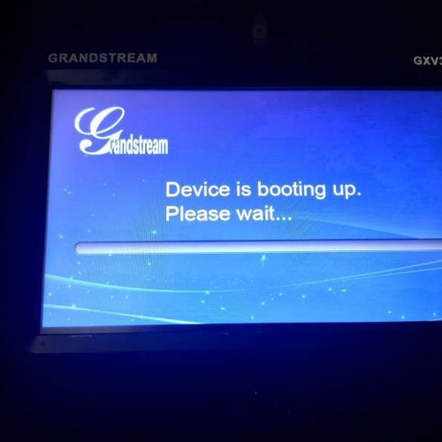 Grandstream GXV3175 7'' Touchscreen VoIP Multimedia Phone like new, wired, black