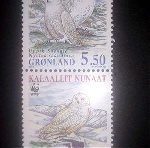 Γροιλανδία ασφραγιστη ημιτελής σειρά 1999 πτηνα ν2