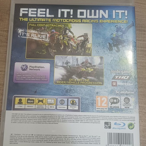 Mx vs ATV PS3 game like new