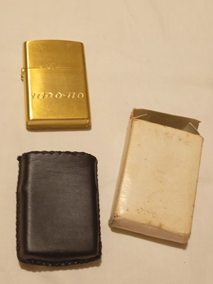 Vintage Zippo Προπο lighter unused with case