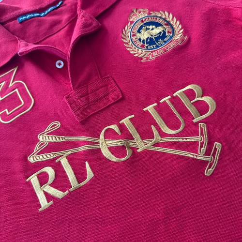Polo Ralph Lauren shirt red like new, size large