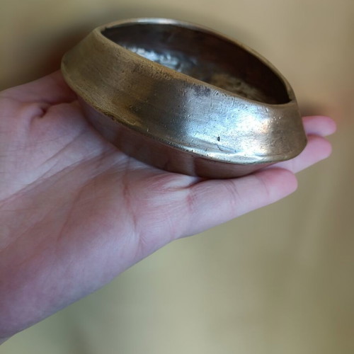 Vintage handmade Goti bracelet from brass used