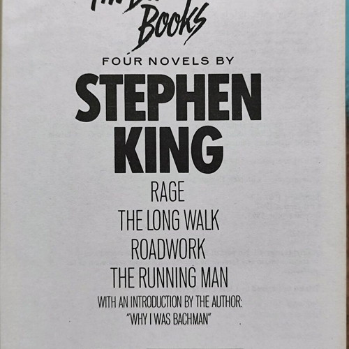 The Bachman Books used, four novels by Stephen King