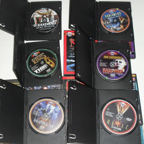 DVD Fan collection like new with Greek subtitles, pack of 16
