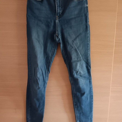 Women's denim jeans used, blue, sizes S and M