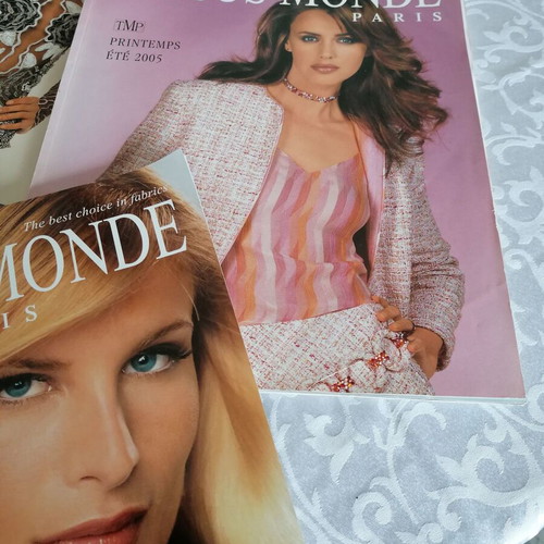 Tissus Monde Paris fashion magazines like new, pack of 6 issues