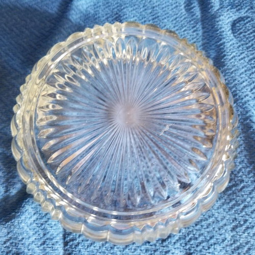 Vintage fondant dish used with small chip