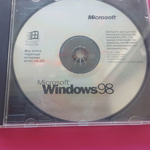 Windows 98 Genuine like new