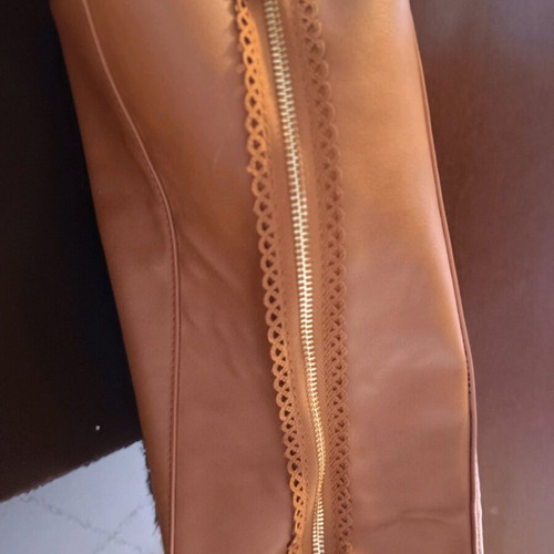 Trussardi Jeans daily bag used with minor leather wear