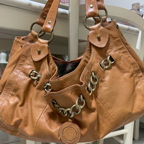 Hype bag used in brown color