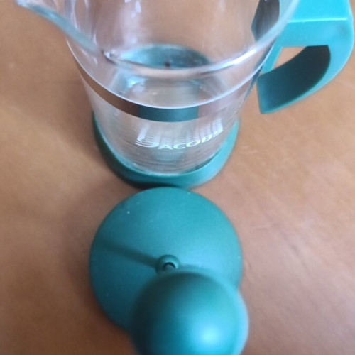 Jacobs French coffee maker like new, glass cup