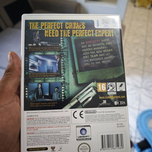 CSI Deadly Intent Nintendo Wii game like new