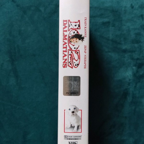 Disney 102 Dalmatians VHS used with Greek subtitles