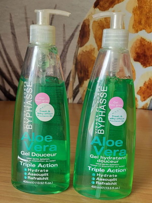 Byphasse soothing lotion set of 2 400ml like new