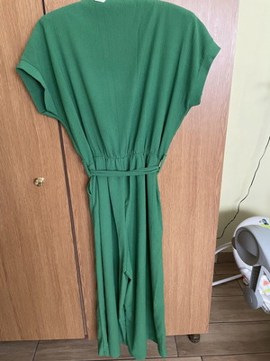 Summer one-piece jumpsuits used, white and green, sizes M and L