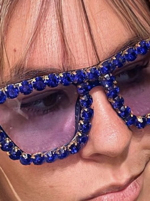 Blue electric sunglasses like new