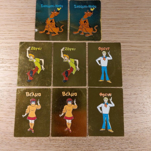 Scooby Doo cards used