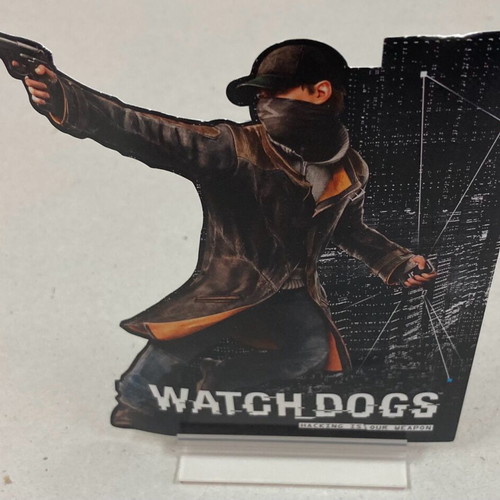 Watch Dog Promo Store Cardboard Figure like new