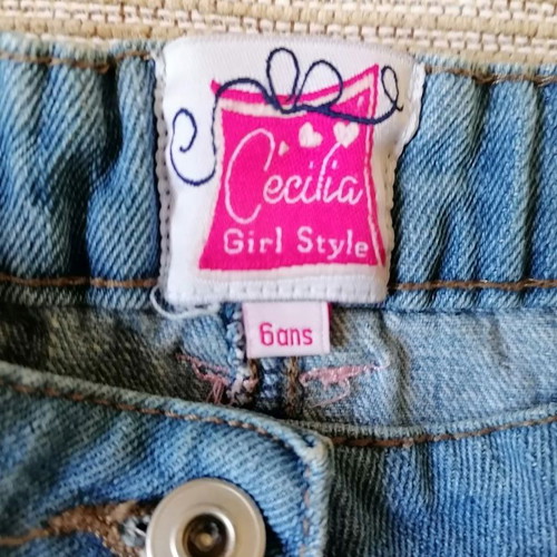 Cecilia denim skirt for 6-year-old girl