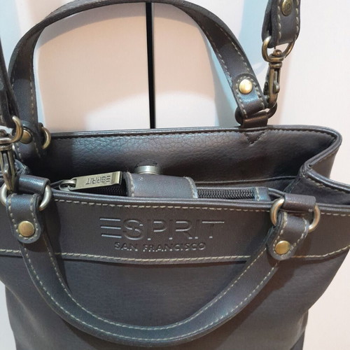 Esprit San Francisco leather shoulder bag like new, brown