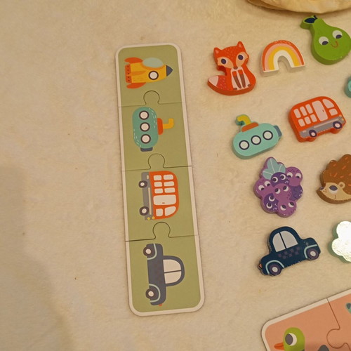 Sensory game "Touch and Find" like new, wooden educational toy for kids