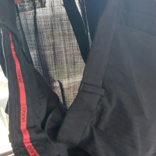 Hugo Boss black suit pants like new, size 48