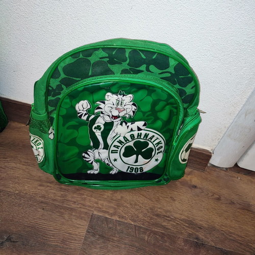 Panathinaikos Preschool School Bag with Mold Marks