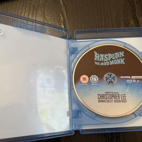 Rasputin the Mad Monk Blu-ray and DVD