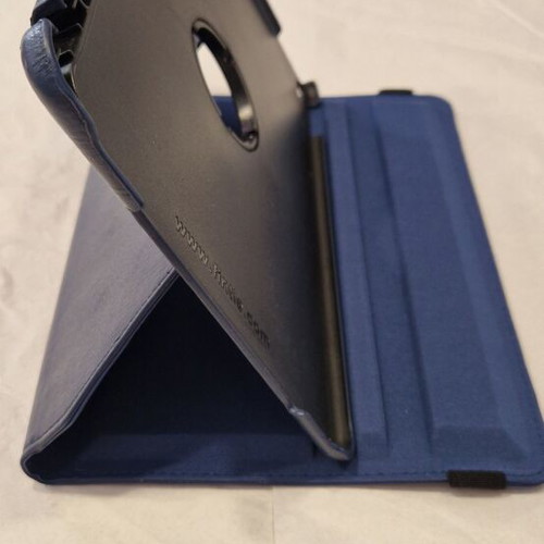 Fintie 360 Degree Rotating Tablet Case Blue for Tablets up to 24.5x17.5 cm
