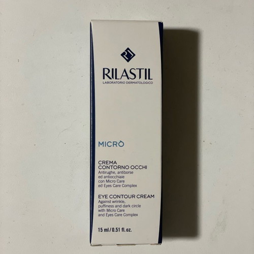 Rilastil Micro Eye Cream new for wrinkles, puffiness and dark circles