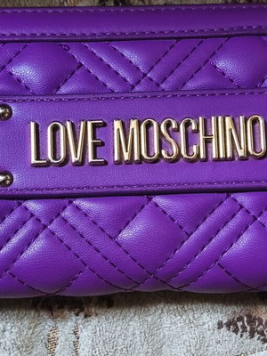 Love Moschino wallet new, purple