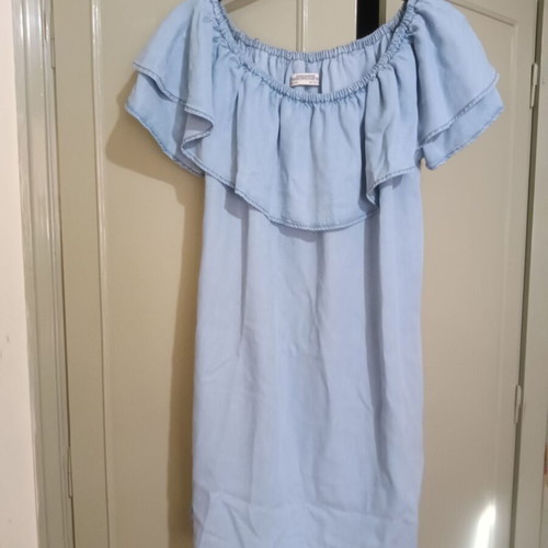 Denim dress Medium Zara with pockets, like new