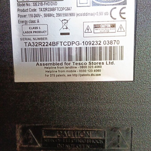 Technika 32" TV for spare parts
