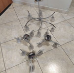 Modern ceiling lights set of 4 with LED lamps like new