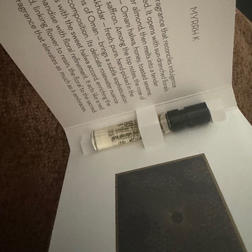 Ella K Myrrh Tester 2ml καινούργιο άρωμα δείγμα