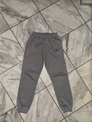 Nike vintage solo swoosh sweatpants, size small, grey and black