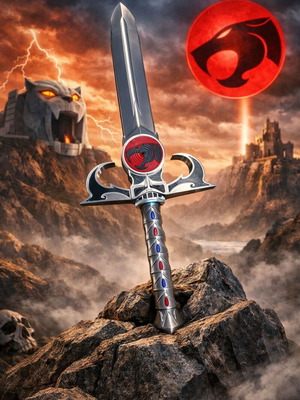 Sword of Omens 3D printed new from ThunderCats